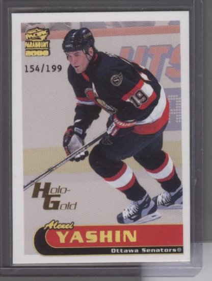 Alexei Yashin 00 Paramount Holo-GOLD card