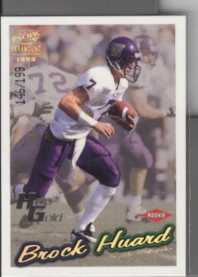 Brock Huard ROOKIE HoloGold Pacific Paramount