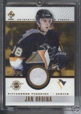 Jan Hrdina '02 Private Stock Jersey Card