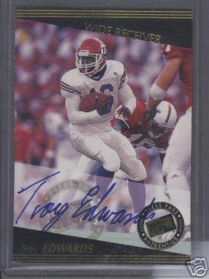 Troy Edwards '99 Press Pass Autographs