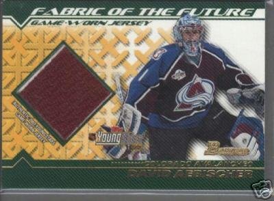 David Aebischer '03 Bowman Young Stars Jersey Card