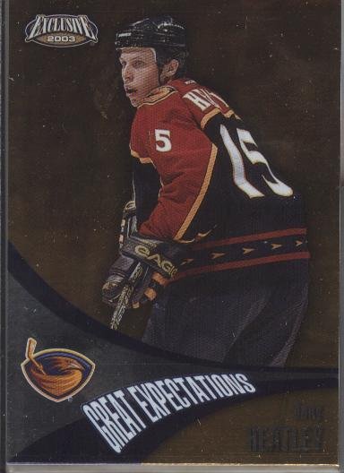 Dany Heatley 2003 Exclusive GREAT EXPECTATIONS