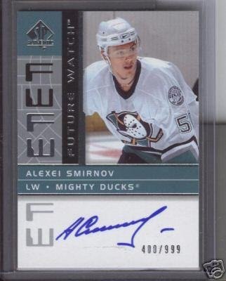 Alexei Smirnov '01-'02 SP Authentic Future Watch Auto #