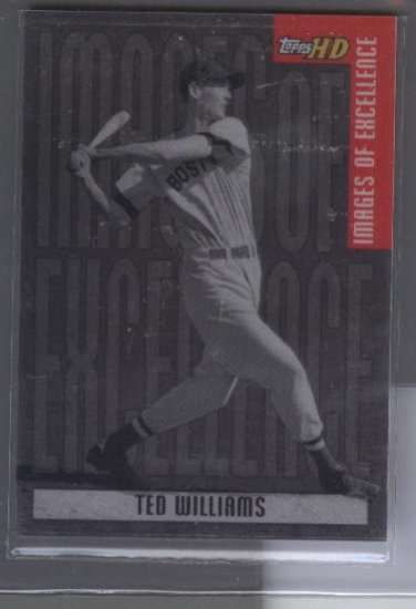 Ted Williams 2001 Topps HD 'Images of Excellance' Aluminum