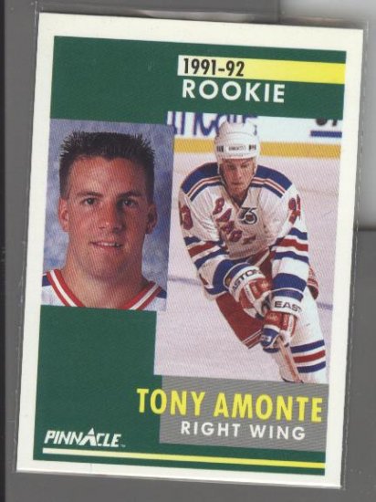 Tony Amonte '91-'92 Pinnacle ROOKIE