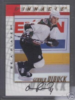 Gerald Diduck '98 Pinnacle Be A Player Autograph