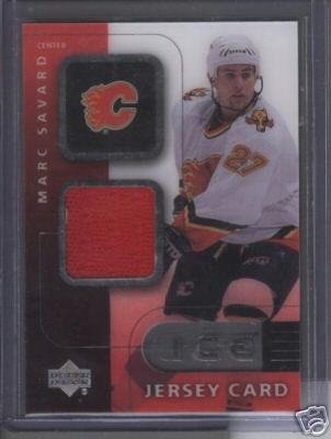 Marc Savard '01 UD ICE Game Jersey Card