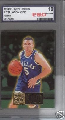 Jason Kidd Skybox ROOKIE PRO Graded 10 GEM MINT