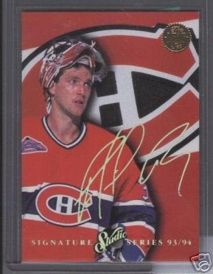 Patrick Roy '94 Leaf Studio Signature Card