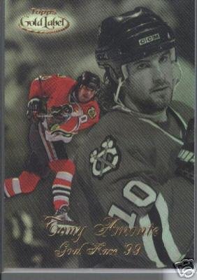 Tony Amonte '99 Topps Gold Label Goal Race '99