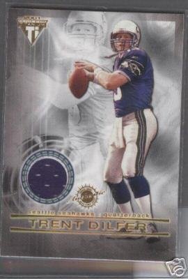 Trent Dilfer and Tony Banks 2001 Titanium Double Sided