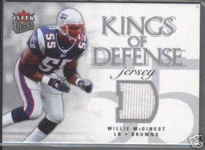Willie McGinest '06 Fleer Ultra Kings of Defense Jersey