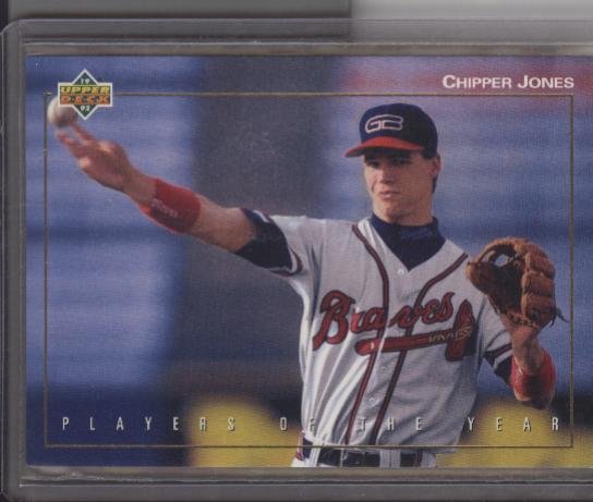 Chipper Jones 1992 UD Minor P.O.Y. Card
