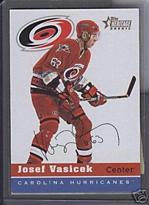 Josef Vasicek Topps Heritage SP Rookie Card