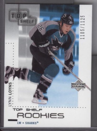 Lynn Lyons Top Shelf Rookie # 1105/1125