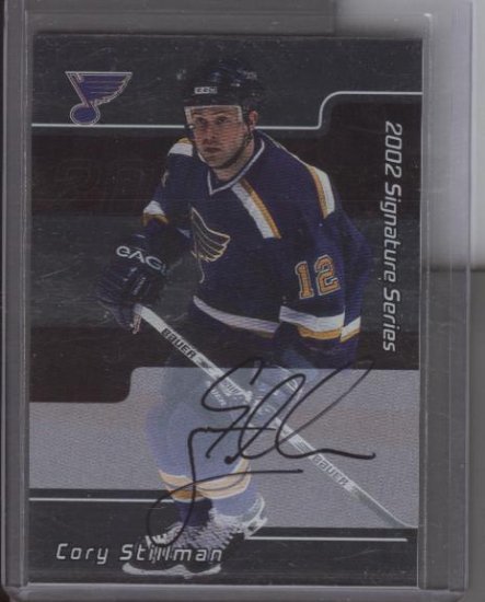Cory Stillman'01-'02 BAP Signature Series Auto Card