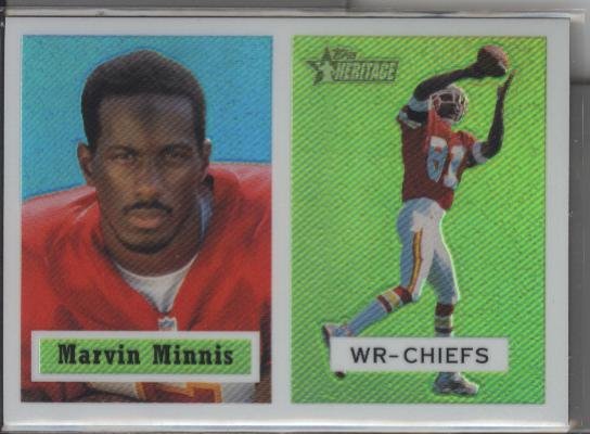 Marvin Minnis Topps Heritage REFRACTOR 2002