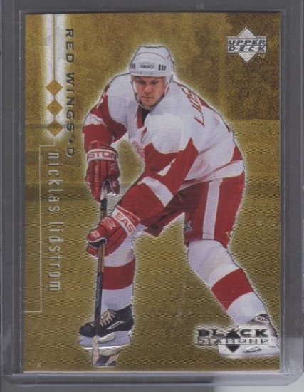 Nicklas Lidstrom '99 Black Diamond Triple D. #d 472/1000