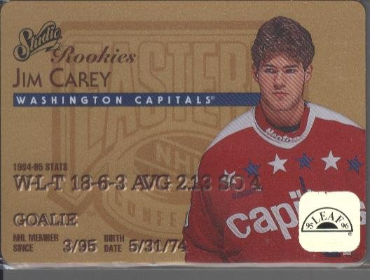 Jim Carey '96 Leaf Studio Rookies Card