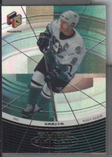 Paul Kariya UD HoloGrFX Pure Skill card