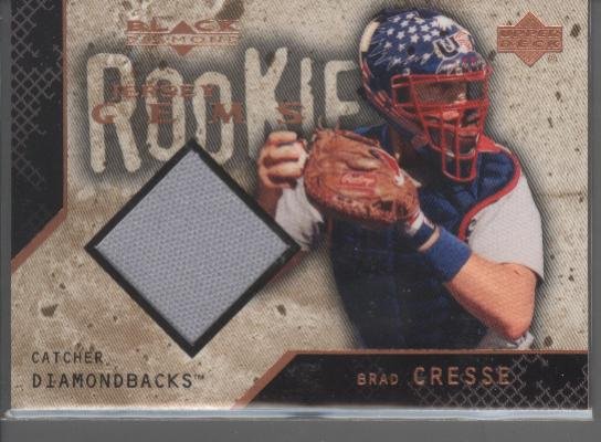 Brad Cresse 2000 UD Black Diamond Rookie Ed. Jersey Card