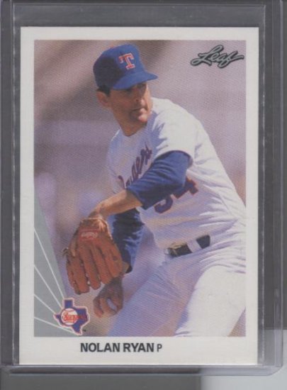 Nolan Ryan 1990 Leaf Card