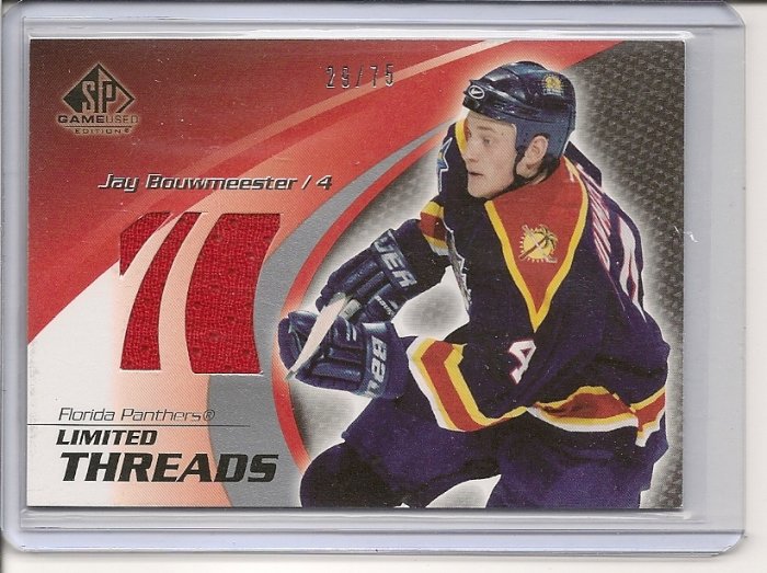 Jay Bouwmeester '04 SP Game Used Ltd. Threads #d