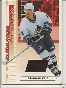 Brandon Reid '04 ITG Ruby Game-Used Jersey Card