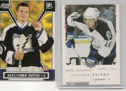 Alexander Svitov '03 (2 ROOKIE card Lot)