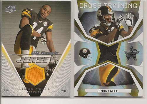 Limas Sweed 2008 Leaf Rookies & Stars Jersey RC #d+UDRC