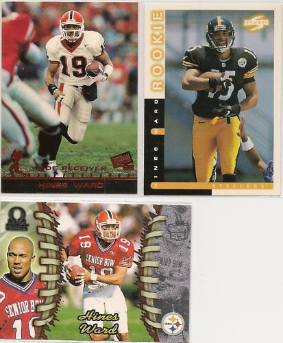 Hines Ward 1998 Rookie Cards (3)