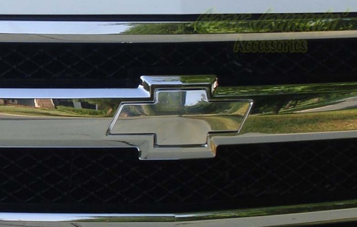 2007-08 Chevy Silverado Billet Aluminum Grill Bowtie Emblem grille