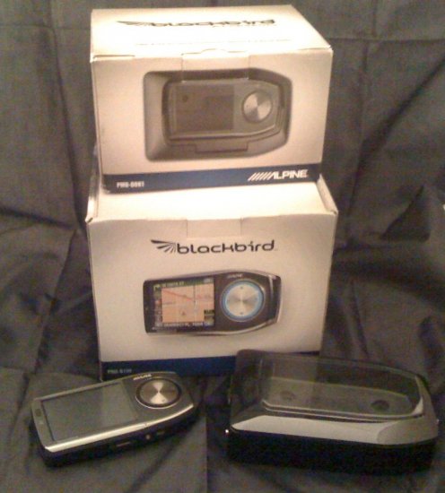 Used Alpine Blackbird PMD-B100 and AV interface PMD-DOK1