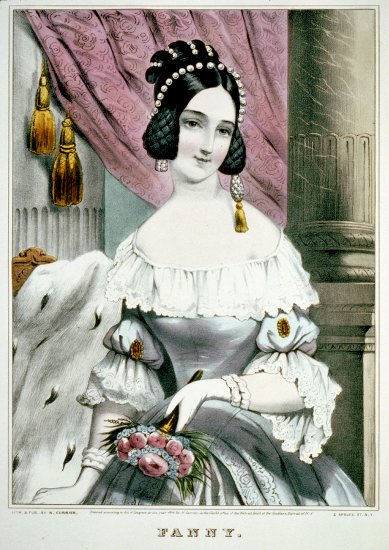 Vintage Print Reproduction Fanny Currier & Ives