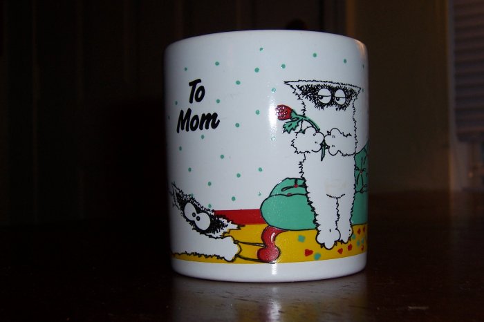Vintage To Mom Cats Collectible Coffee Mug Cup Made in England