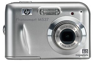 NEW HP Photosmart M537 6MP Digital Camera with 3x Optical Zoom