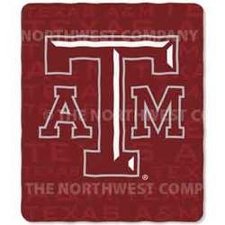 NCAA Light Weight Fleece Blanket - 50""x60"" - Texas A&M