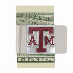 College Large Money Clip - Texas A&M
