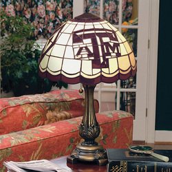 Tiffany Table Lamp - Texas A&M