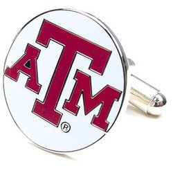 NCAA Logo'd Executive Cufflinks w/ Jewelry Box - Texas A&M