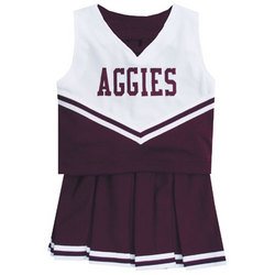 NCAA Cheerdreamer Two-Piece Uniform (Size - 2T Maroon) - Texas A&M