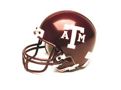 Miniature Replica NCAA Helmet w/Z2B Mask - Texas A&M