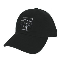 Campus Fitted Cap - Black - L - Texas A&M