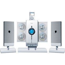 4-CD Hi-Fi Audio System With iPod® Docking Station - White - iLuv