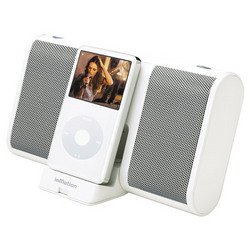 White InMotionTM Mobile Audio Speakers For iPod® - Altec Lansing
