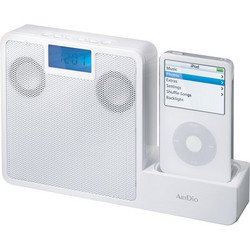 2.0 Portable Audio Docking System For iPod® - White - ArtDio
