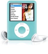 8 GB iPod Nano with Video - Blue - Apple