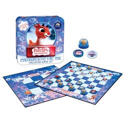 Rudolph Checkers and Tic Tac Toe - USAopoly