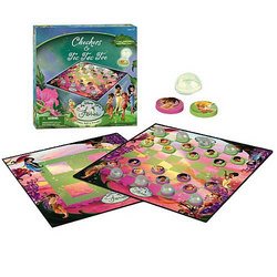 Disney Fairies Checkers/Tic Tac Toe - USAopoly