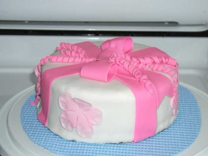 Pink Flower Cake